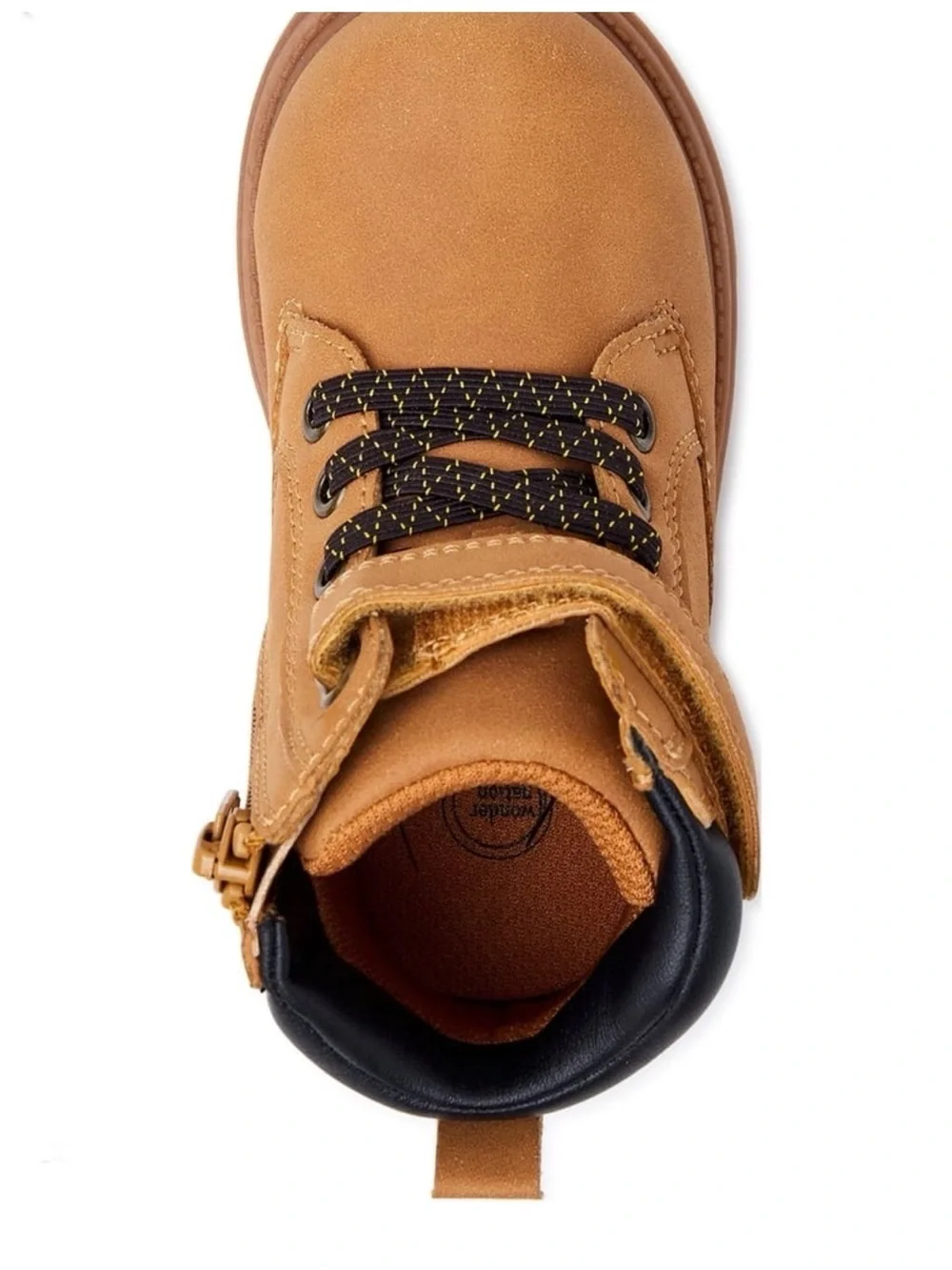 Wonder Nation Kids' Tan Lace-Up Ankle Boots -